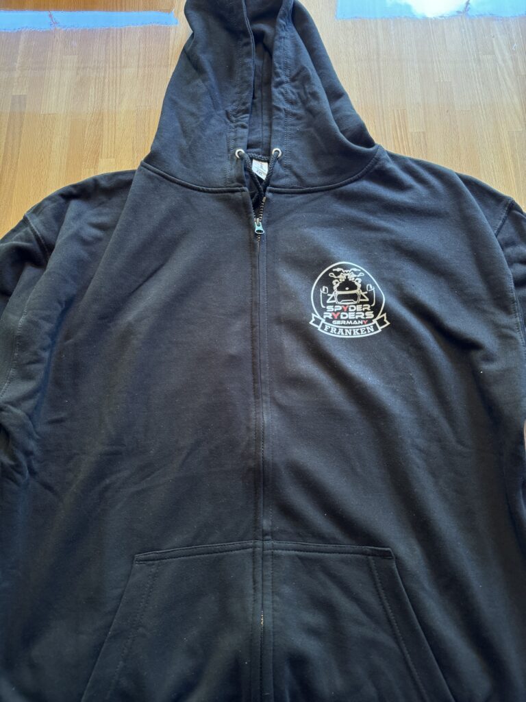 Die "Spyder Ryders Germany" -  Zip-Jacke