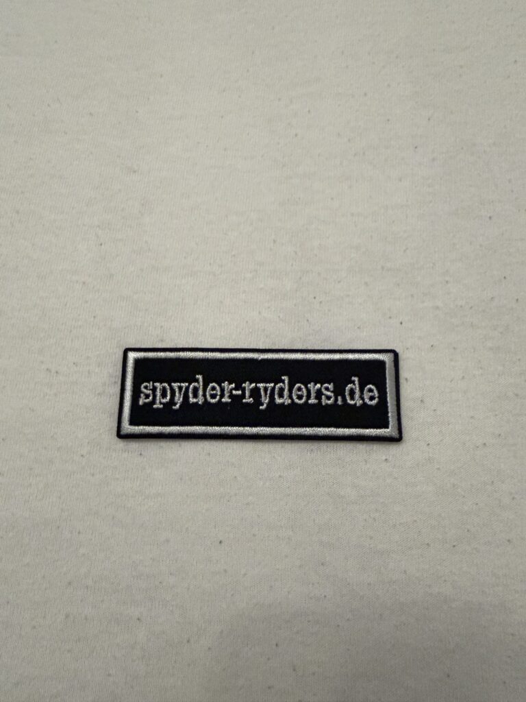 Spyder Ryders Germany - Aufnäher mit Website-Adresse (URL)